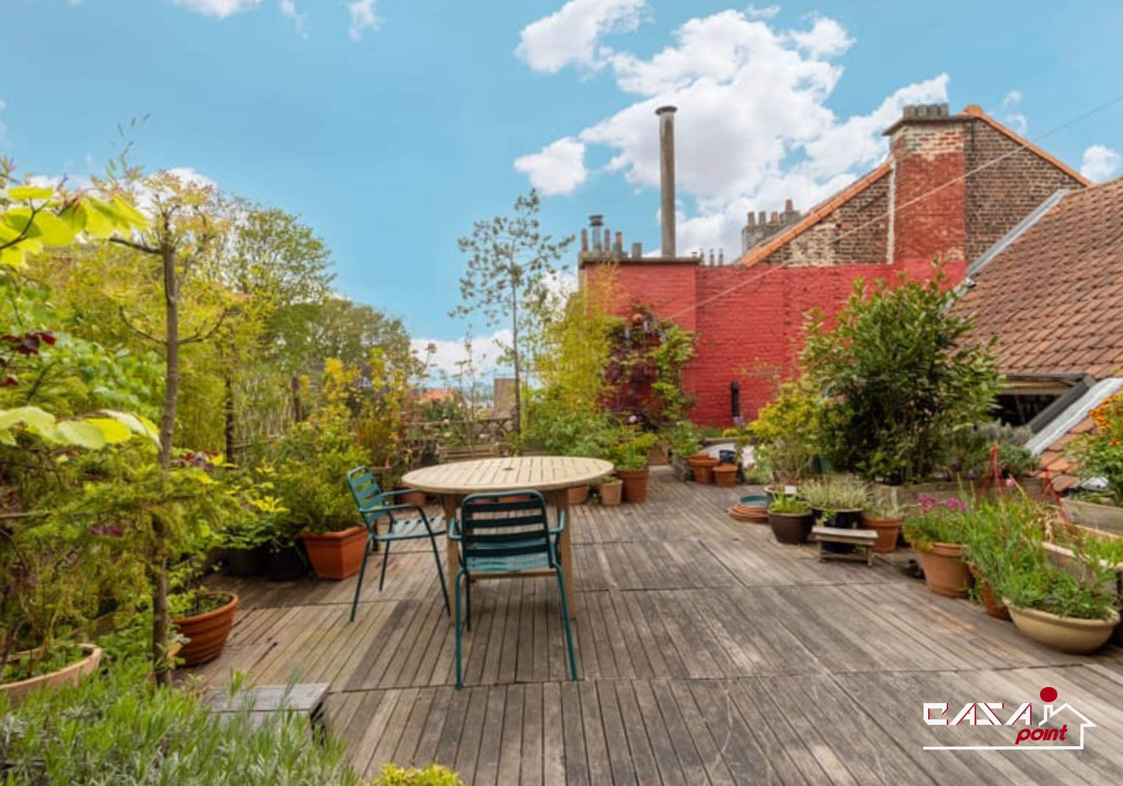 Duplex de 3 chambres et terrasse en toiture de 53 m² 