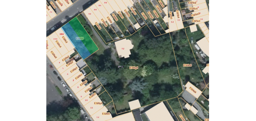 Terrain à bâtir de 2 ares 41  avec permis, dans le centre de Tubize  - Photo 3