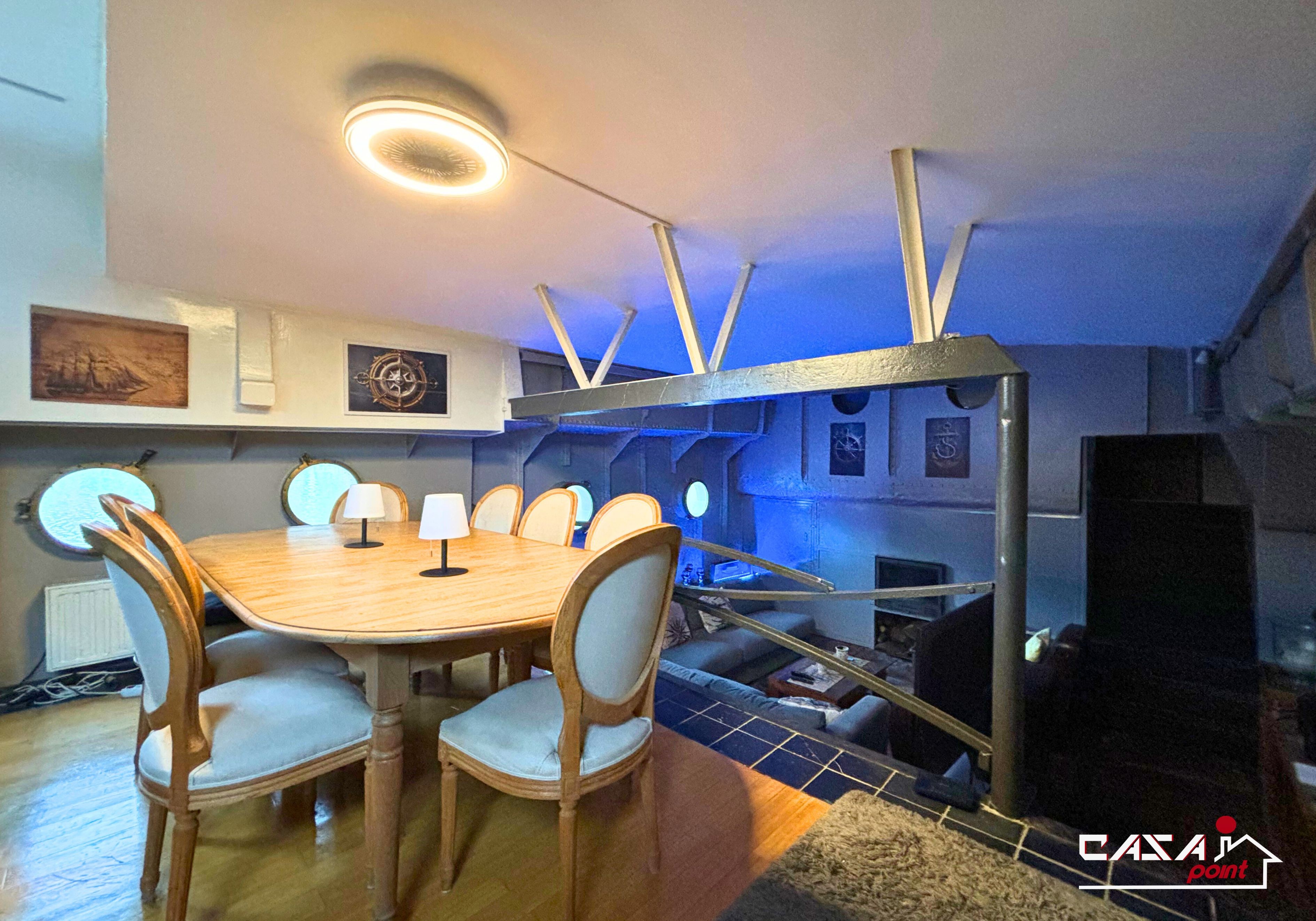 magnifique péniche de 185 m² située sur le paisible canal de Oisquercq - Photo 6