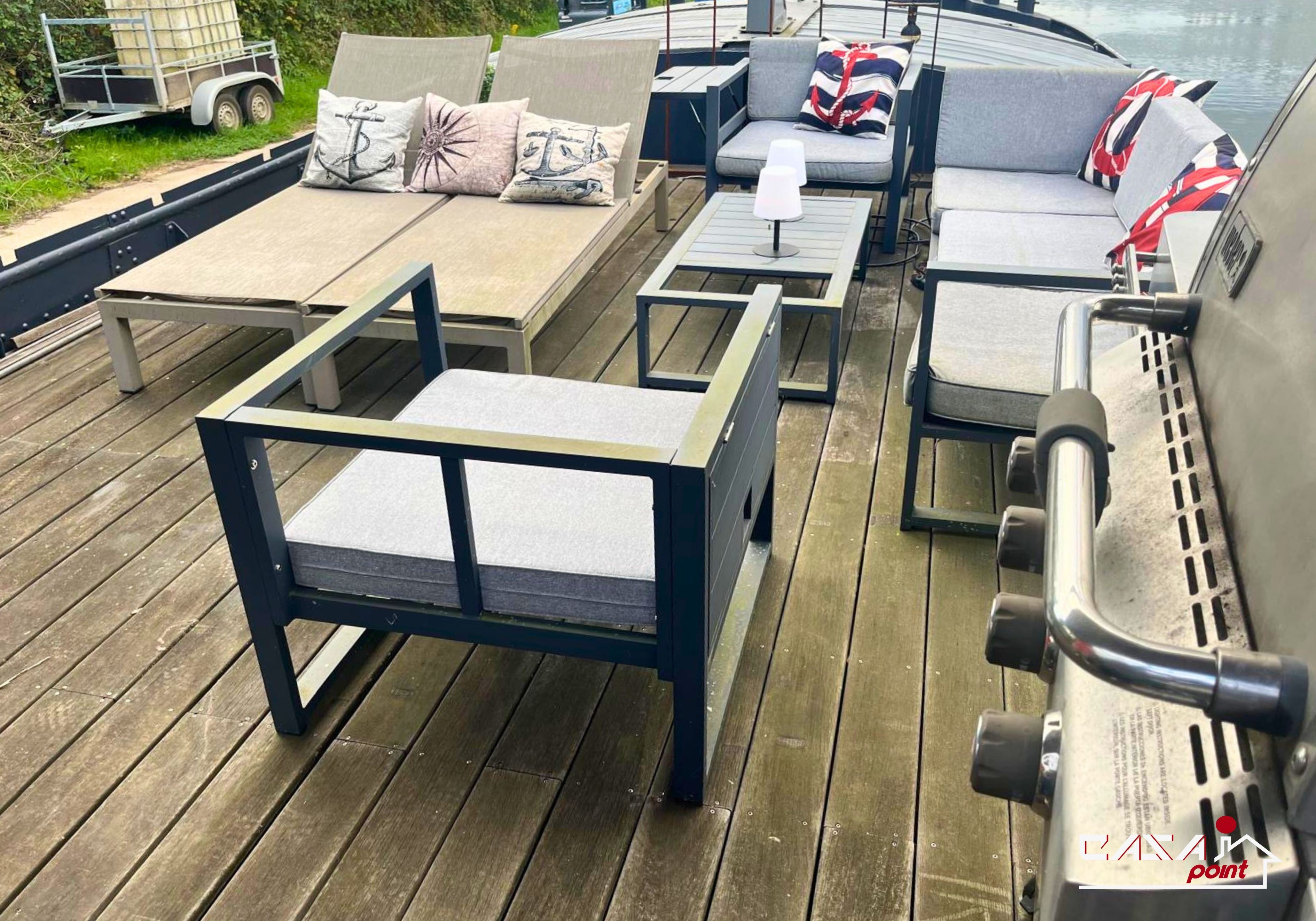 magnifique péniche de 185 m² située sur le paisible canal de Oisquercq - Photo 12