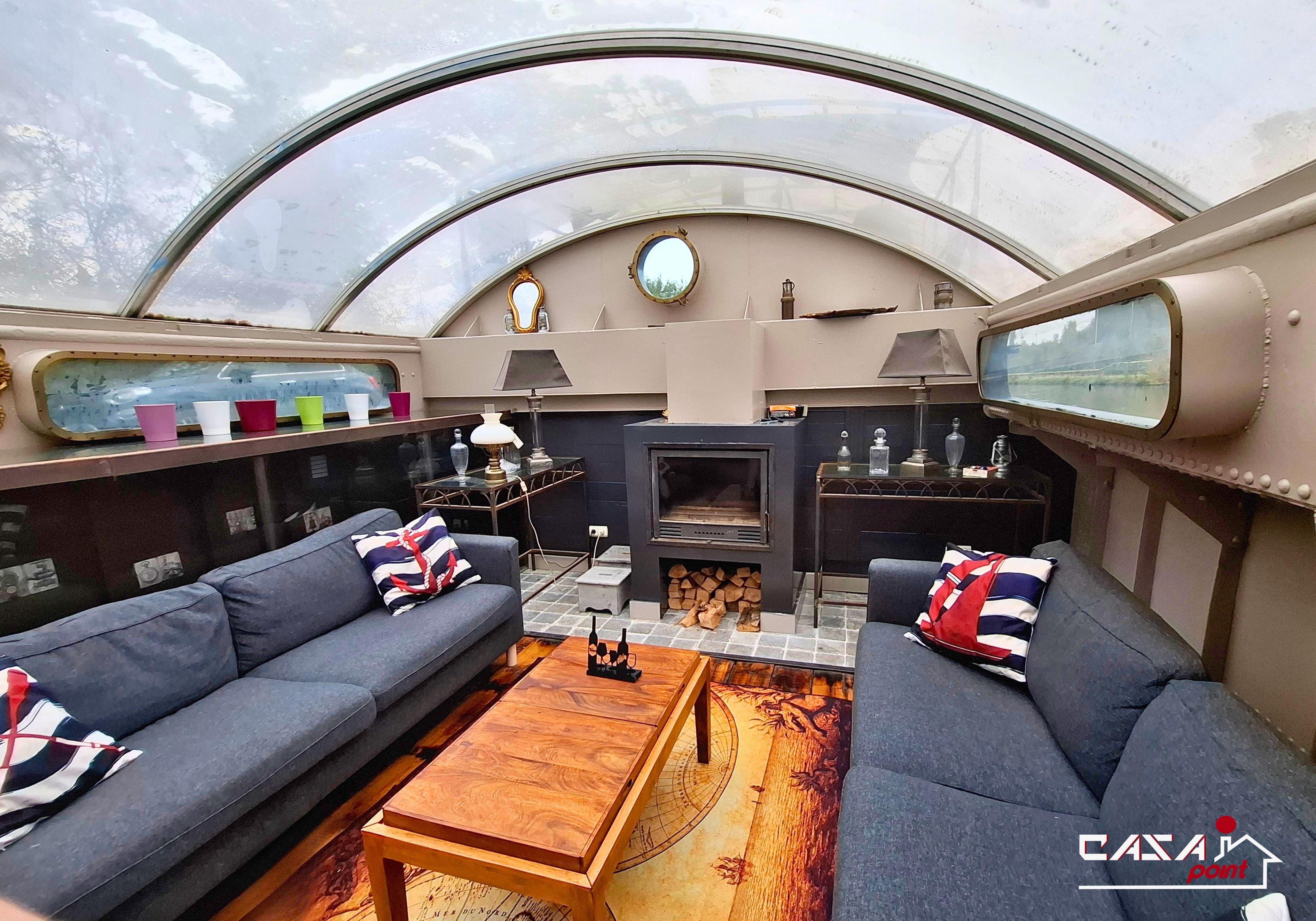 magnifique péniche de 185 m² située sur le paisible canal de Oisquercq - Photo 3