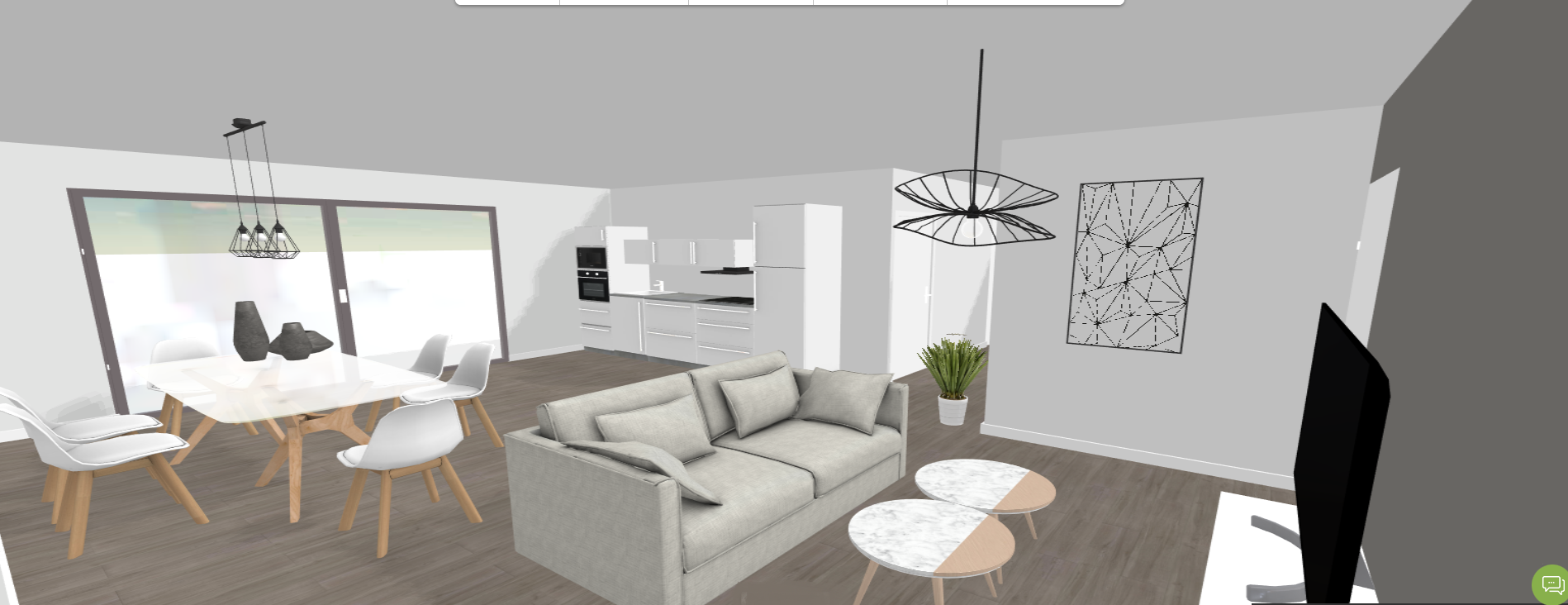 Appartement rez-de-chaussée gauche Horizon 